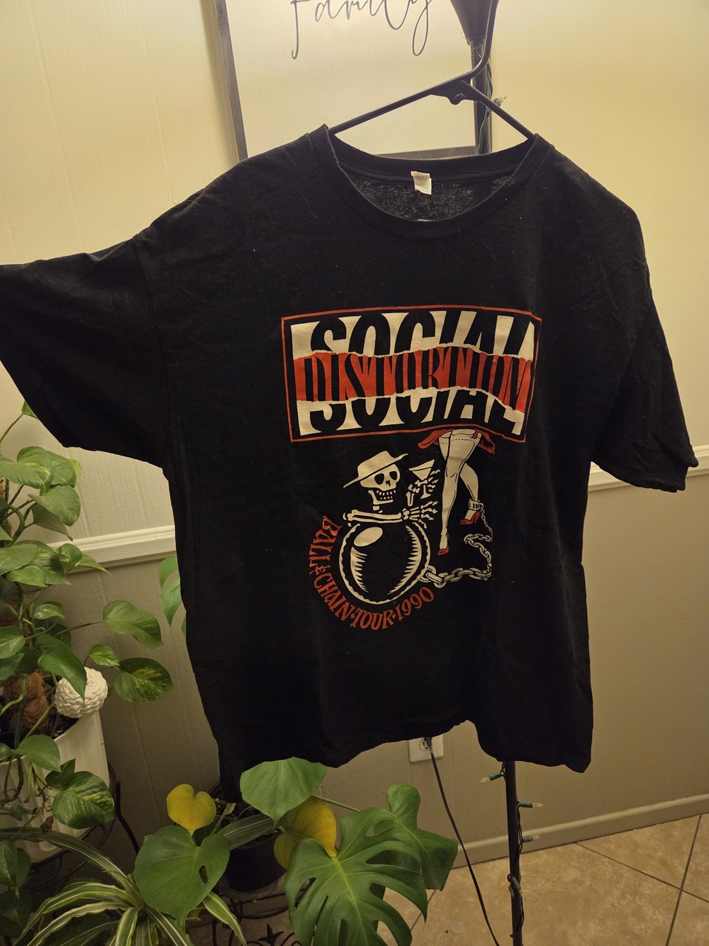 Social Distortion Black Graphic Band T-Shirt